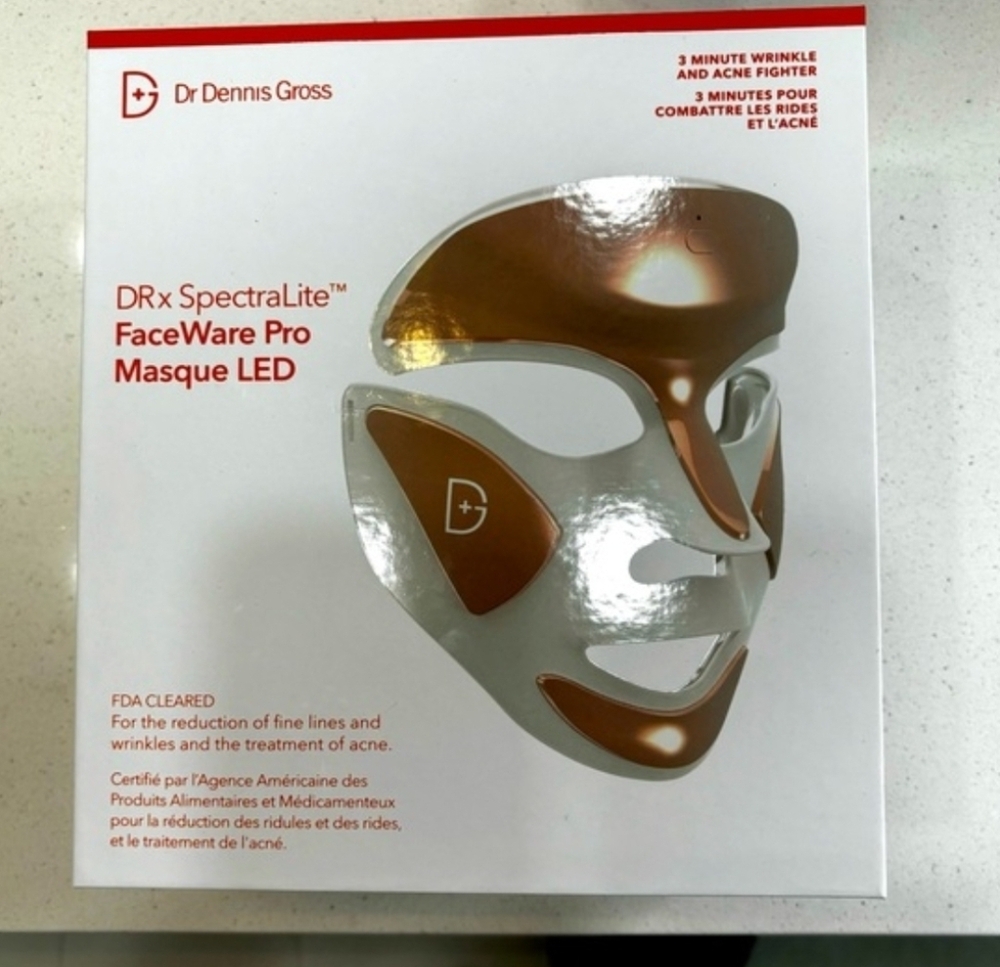 Dr Dennis Gross DRx SpectraLite FaceWare Pro Masque LED - Orange and White